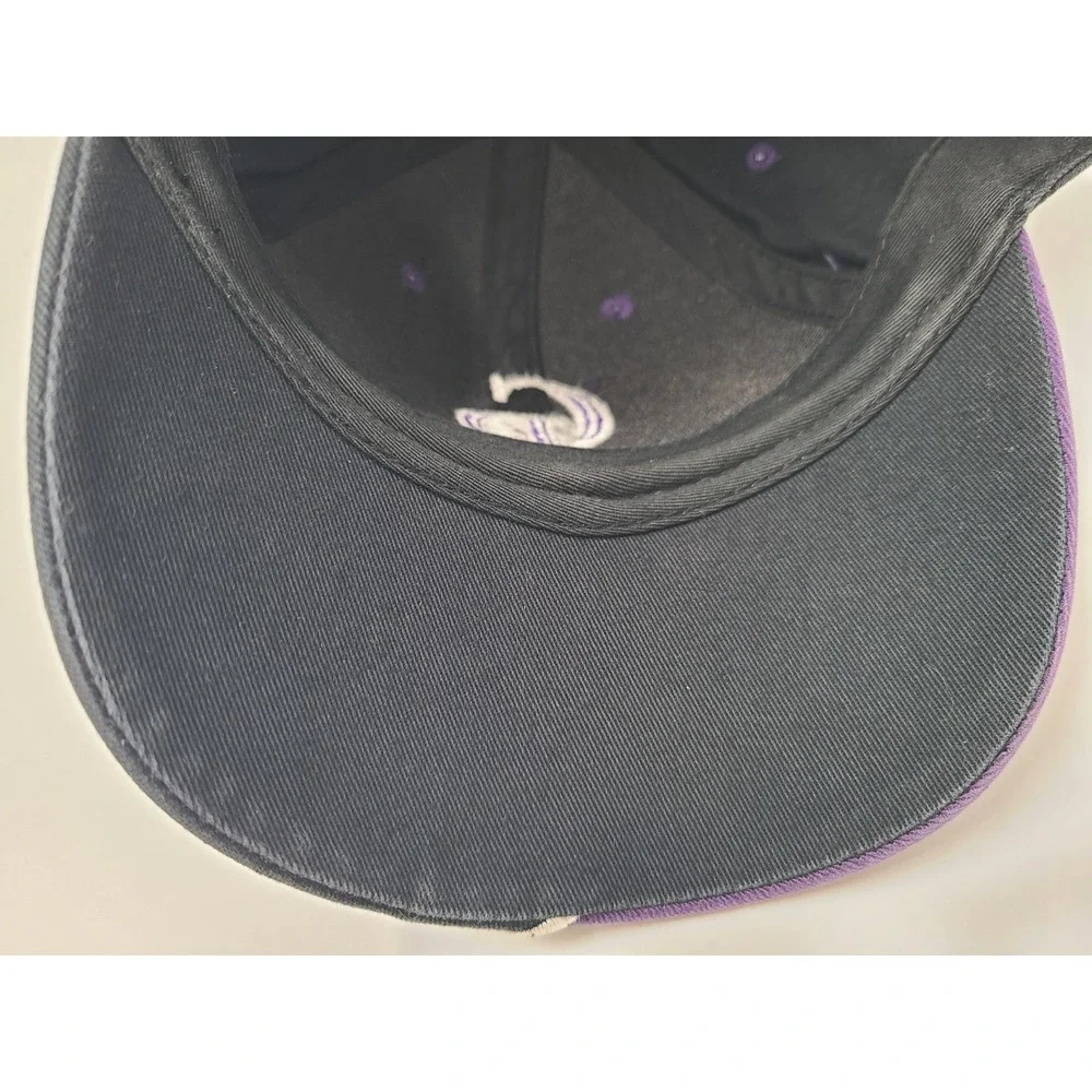 Kids Colorado Rockies 47 Brand Adjustable Hat Cap Cotton Boys‎ MLB Purple Black